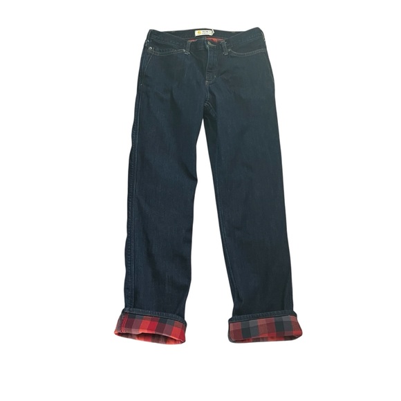 Carhartt Blaine Dark Wash flannel lined jeans - Picture 2 of 13